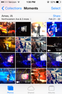 iOS 7 Photo Moments