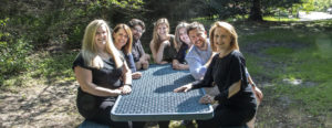 CEL Staff at a picnic table