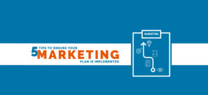 Banner with title and infographic showing a clipboard with icons to represent the 5 tips.