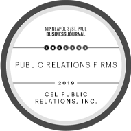 Minneapolis/St. Paul Business Journal - 2019 The List - Public Relations Firms logo
