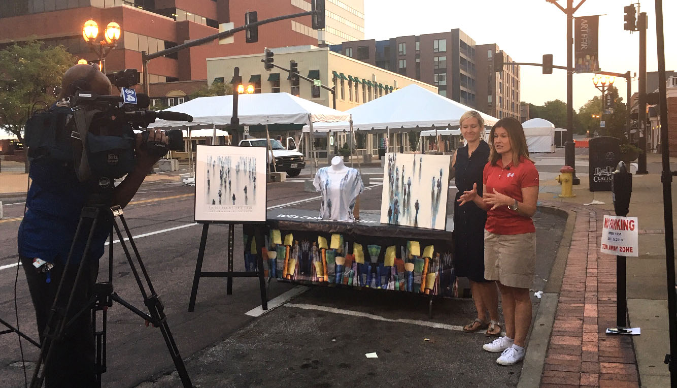 Media coverage at the 2019 st. louis art fair