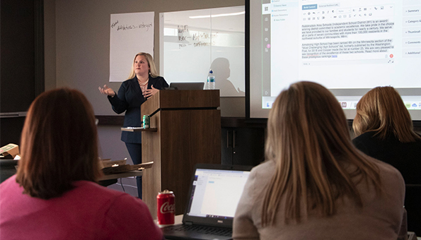 training training in classroom to webmasters