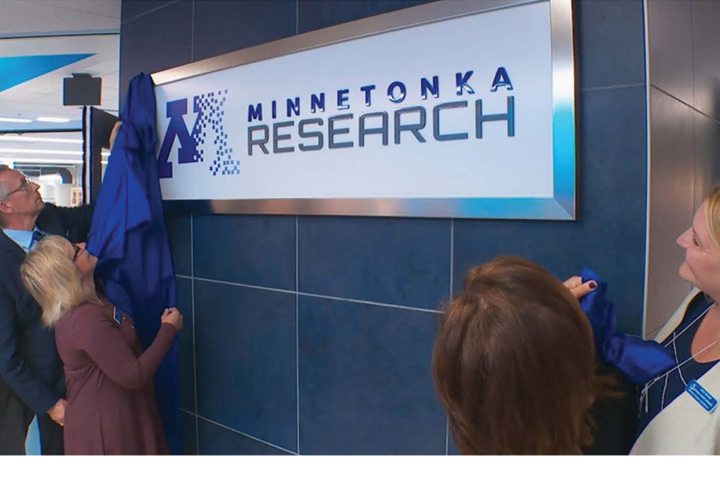 unveiling the new minnetonka research sign