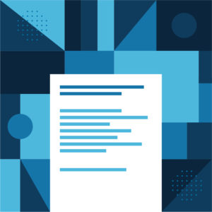 graphic of lines on paper representing generic wrriting