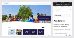 Osseo website mockup on desktop and mobile