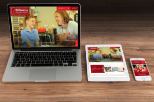 Stillwater website on desktop, ipad, and iphone