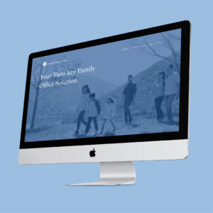 Transcend Wealth Partners Website on a computer screen