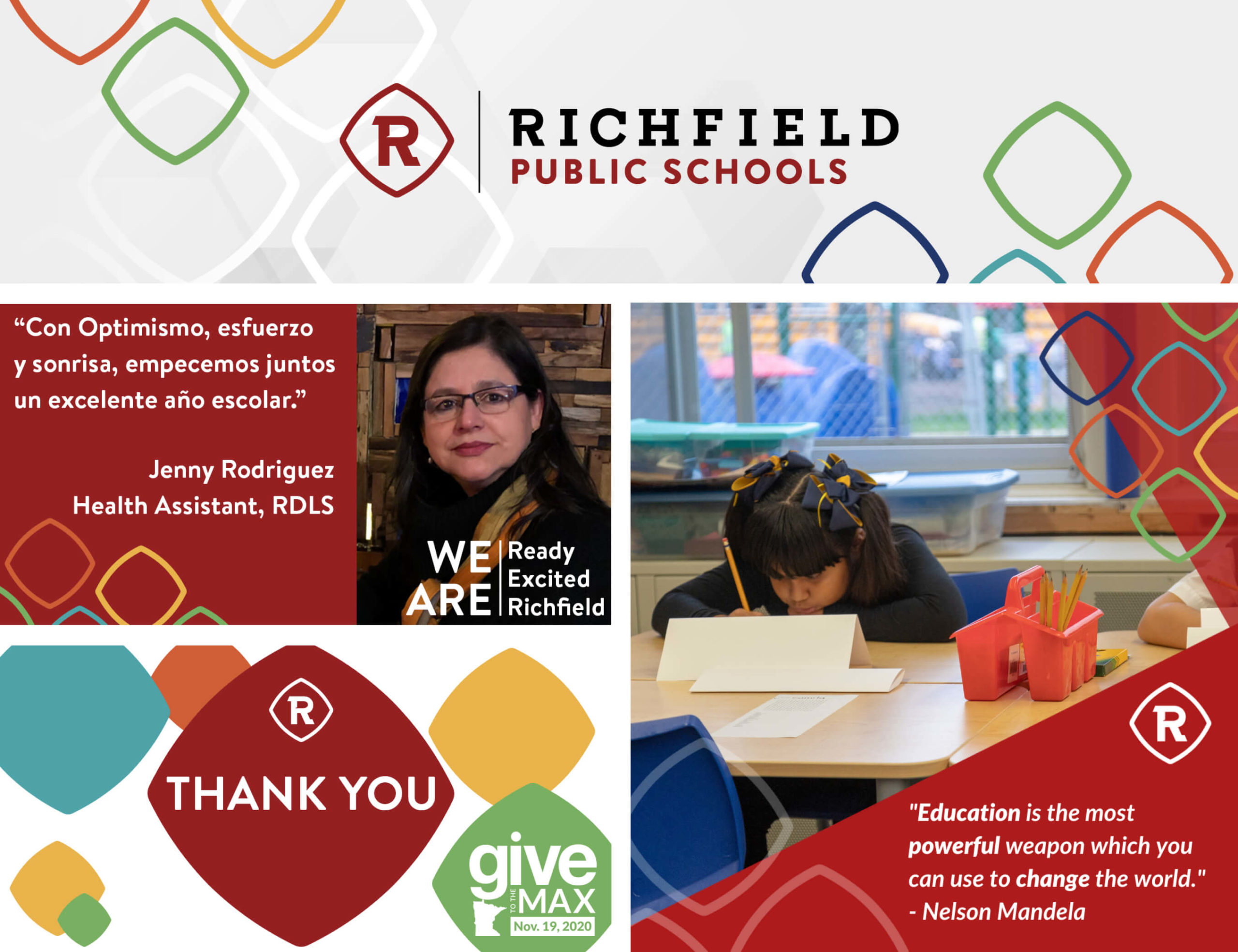 richfield public schools branding grid