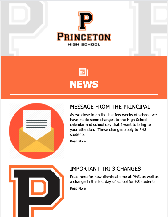 princeton high school news
