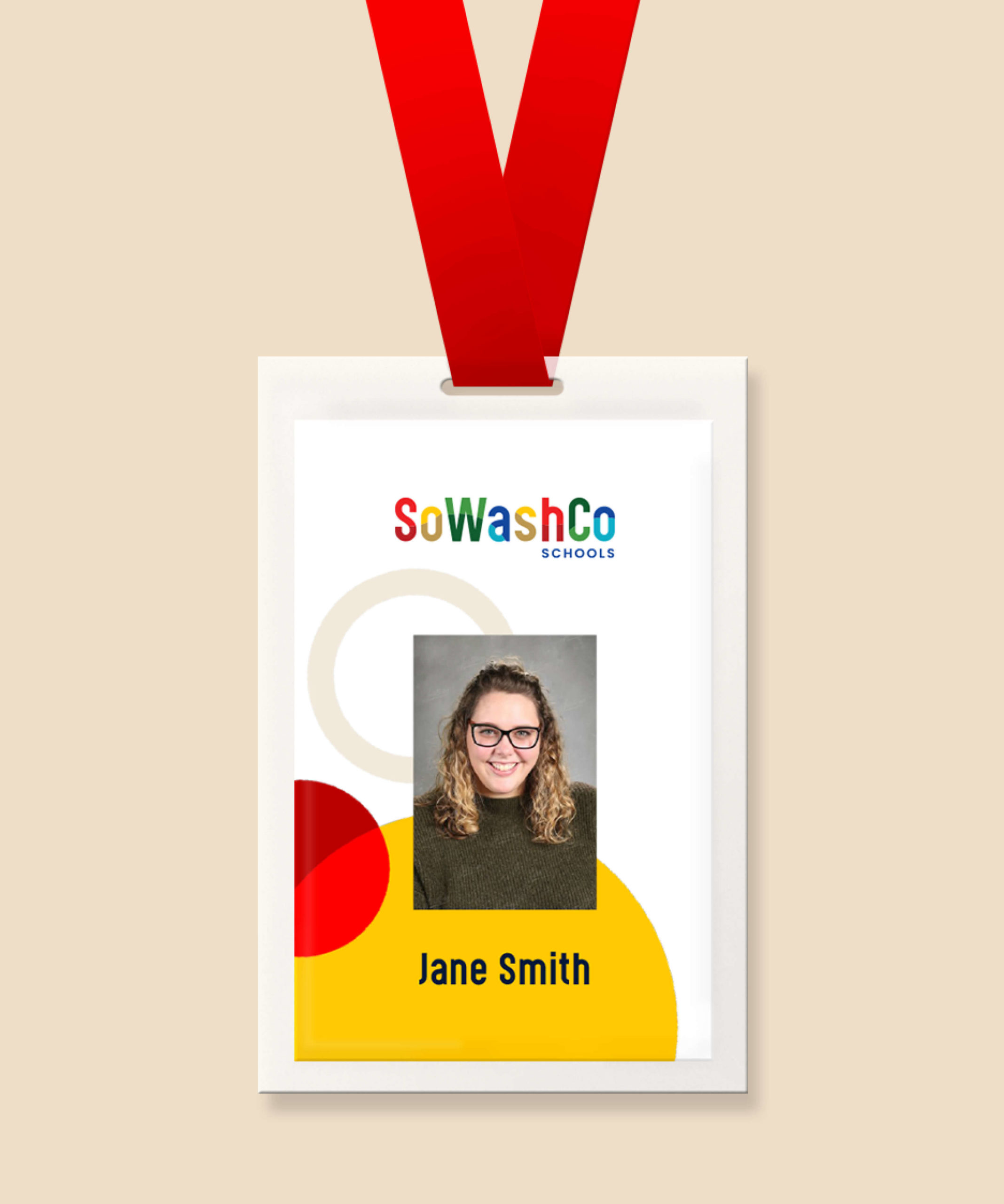 ID badge example sowashco schools