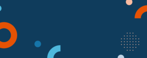 CEL Pattern of circles and dots on a navy background