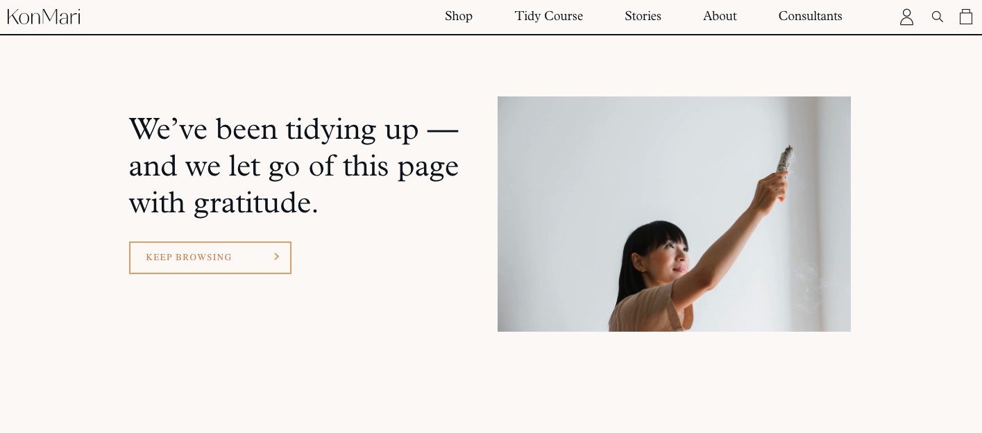 Konmari 404 Page