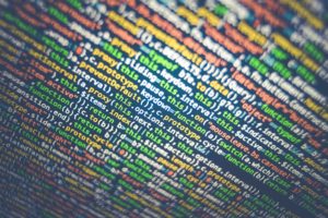 colorful coding snippet