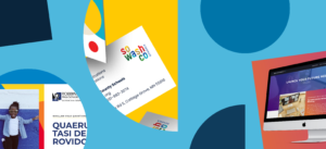 Colorful examples of school branding