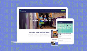 Laura Jeffrey Academy responsive website graphic