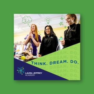 LJA think. dream. do. mockup