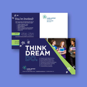 LJA Postcard Think dream do