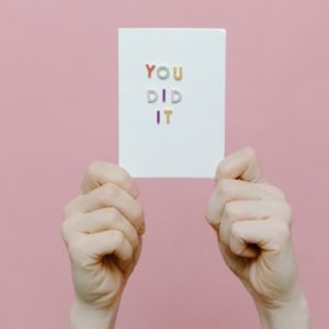 You did It notecard