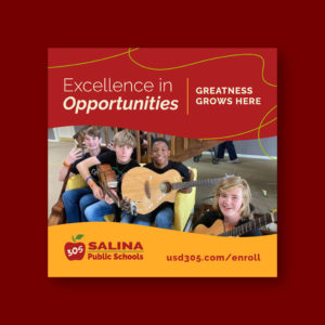 excellence in opportunities greatness grows here Salina facebook ad