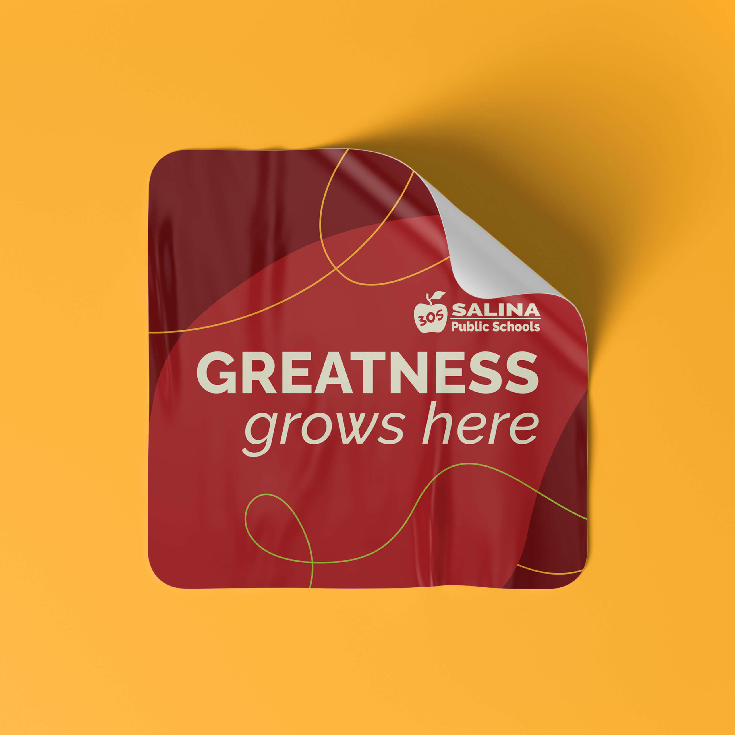 stickers greatness grows here salina public schools