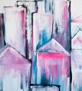 artwork of buildings