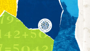 Fox Valley Virtual School logo with textured background