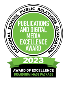 national school public relations association publications and digital media excellence award 2023 branding / image package