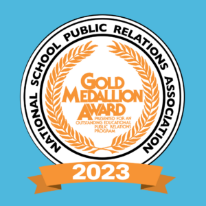 NSPRA Gold Medallion Award logo for 2023