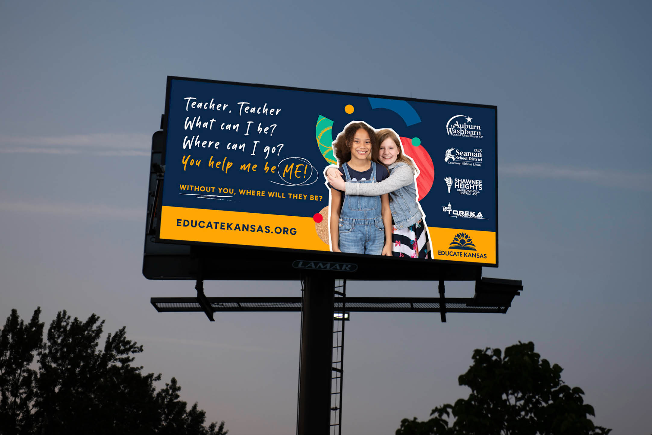 educate kansas billboard