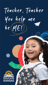 Teacher, Teacher you help me be me animated digital ad