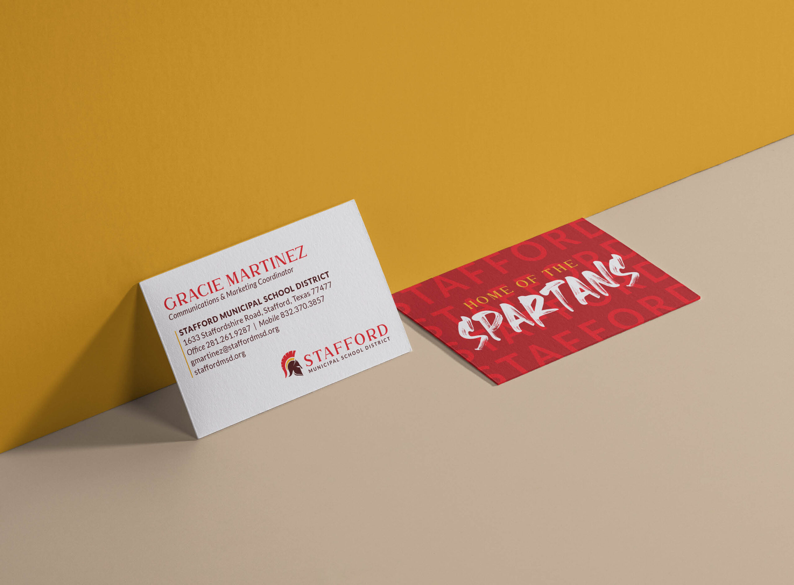 stafford business cards