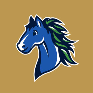marty mustang mascot