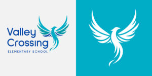 new valley crossing elementary school logo and mascot