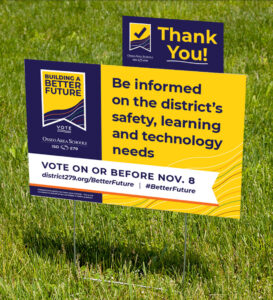 thank you yard sign