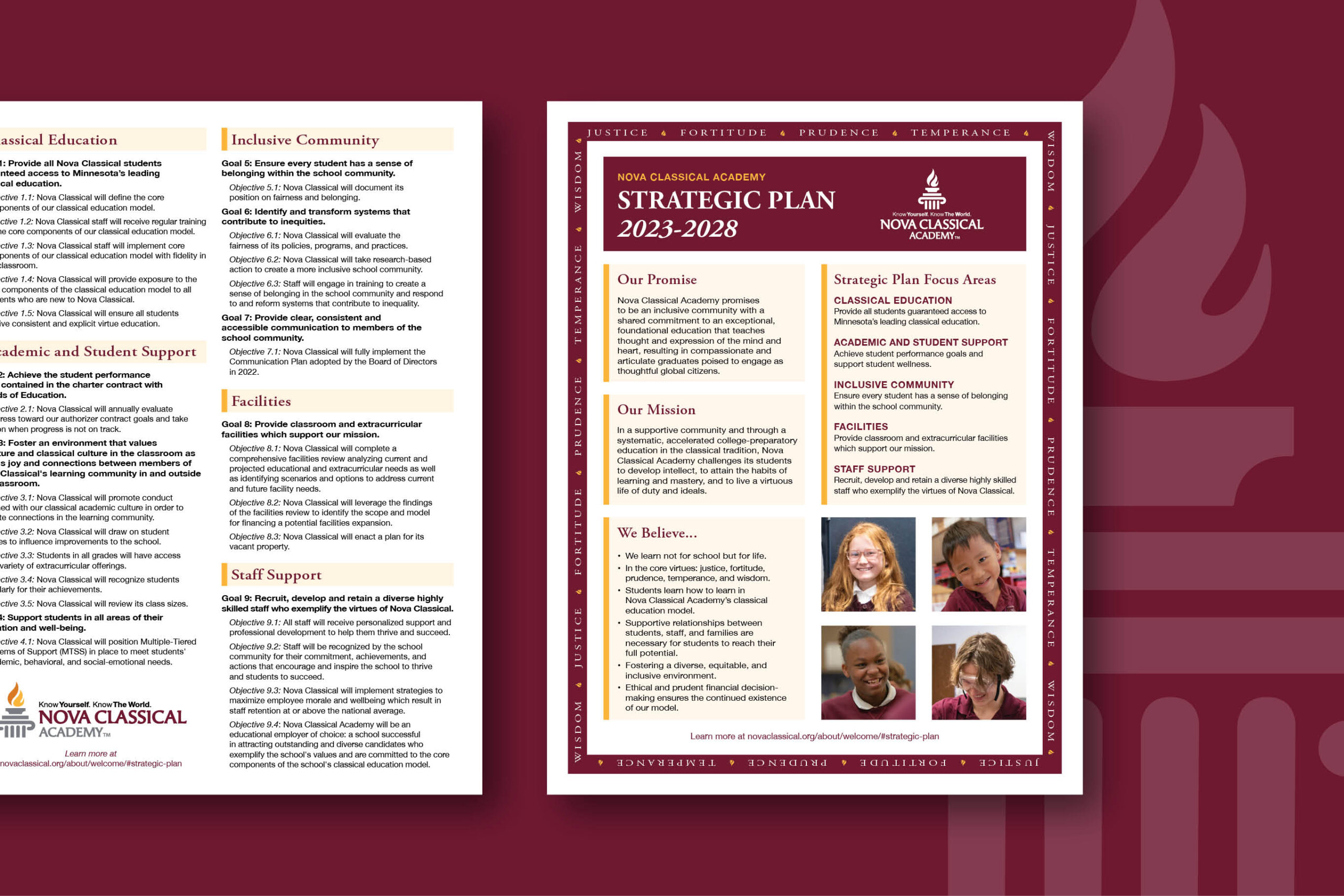 flyer for nova strategic plan