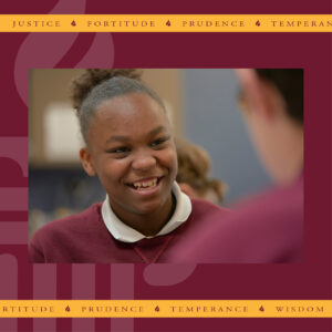 student smiling