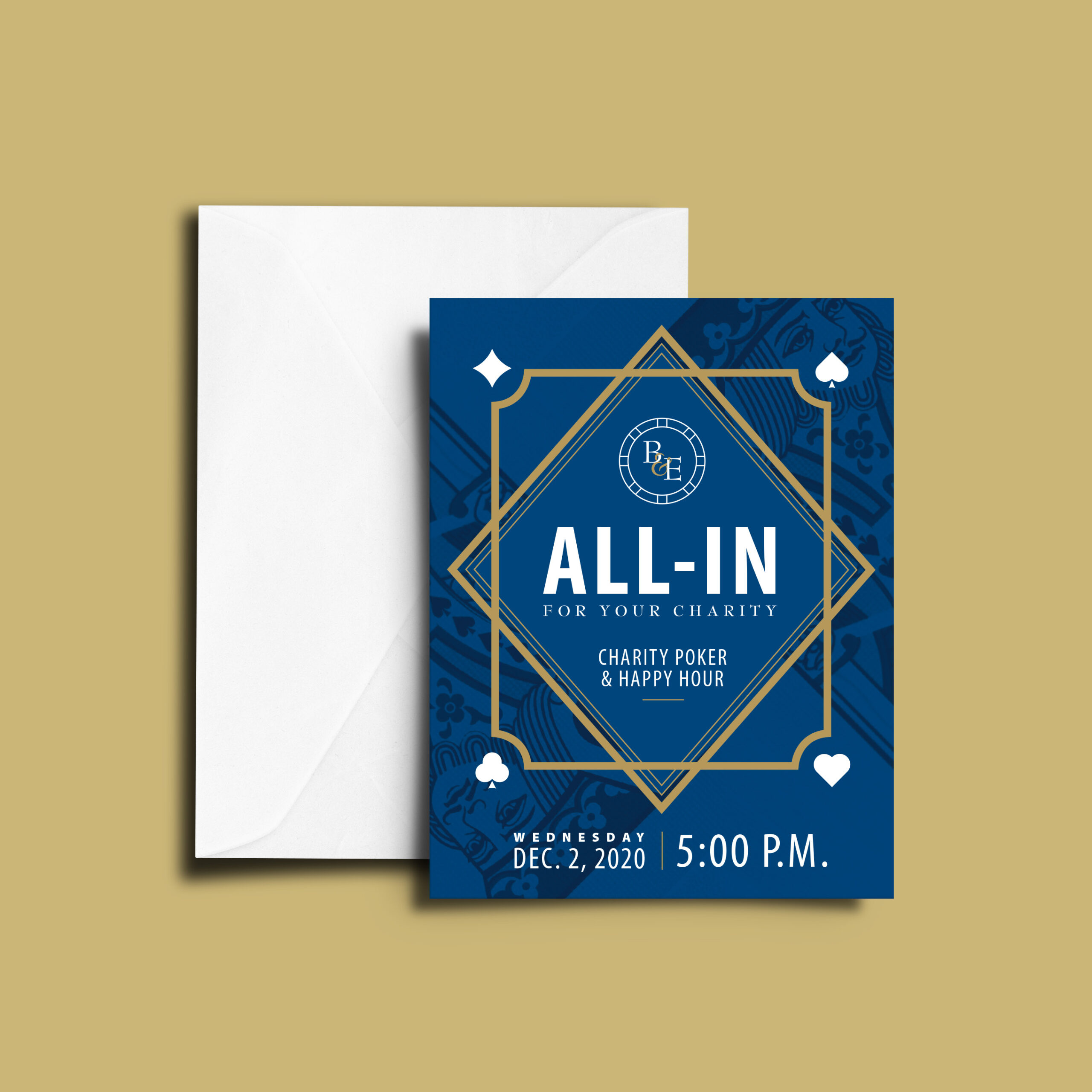 all-in poker party invite