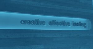 creative. effective. lasting. interior signage
