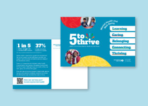 MMSD 5 to thrive postcard