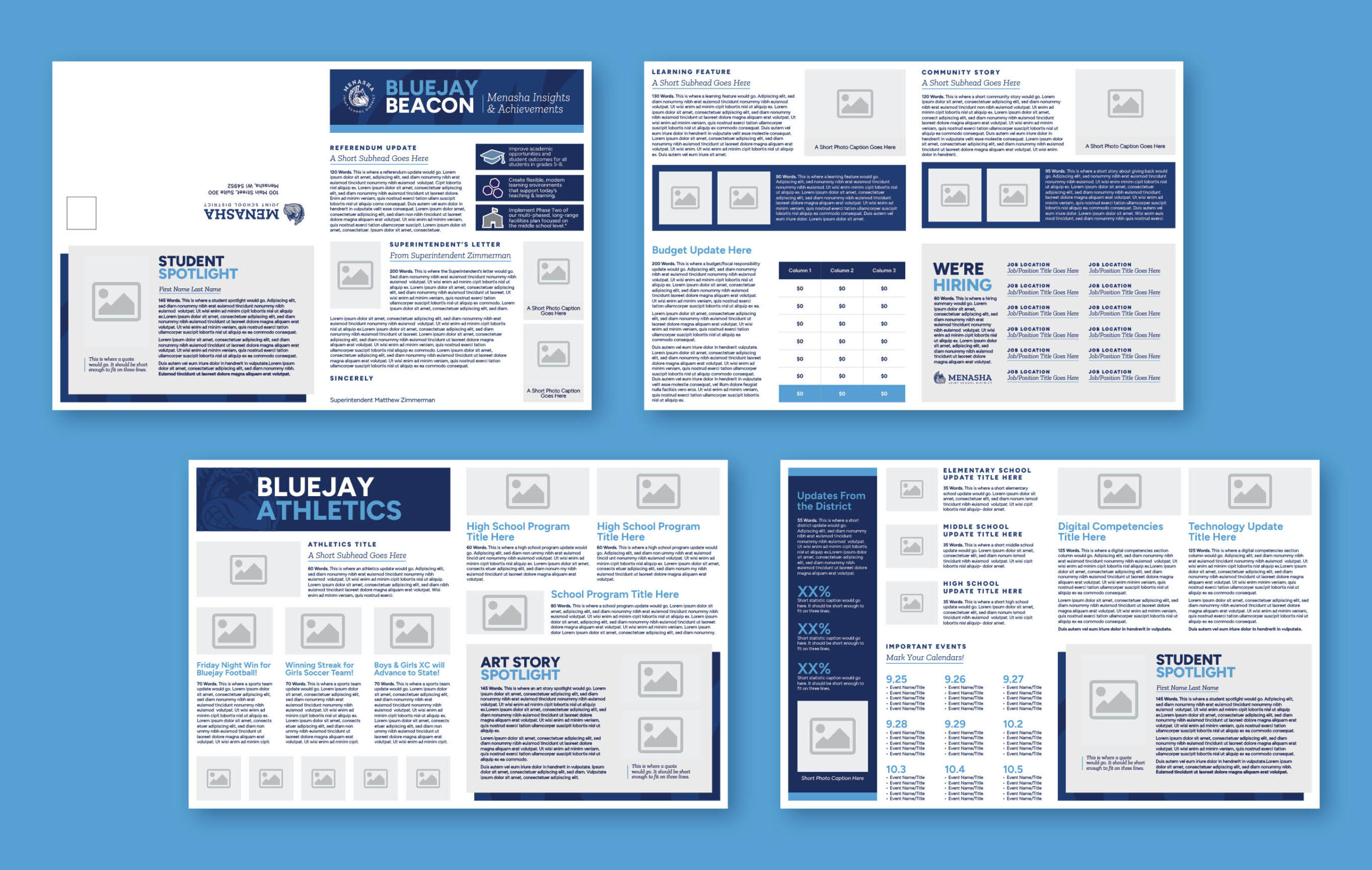 MJSD-Newsletter MJSD Newsletter layout