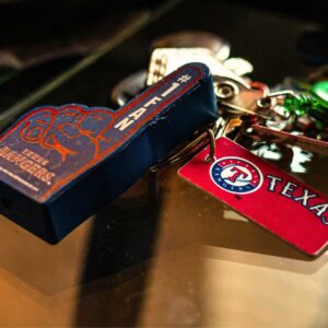 Swag items showing school branding