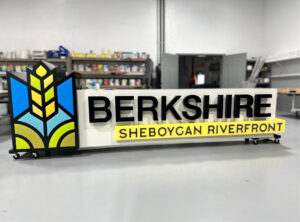 Berkshire Sheboygan Riverfront sign