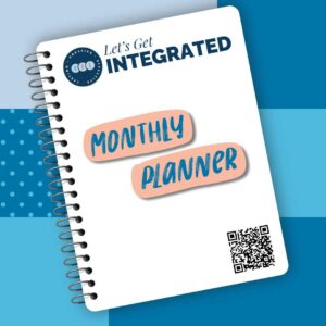 CEL Monthly Integrated Marketing Planner with QR Code
