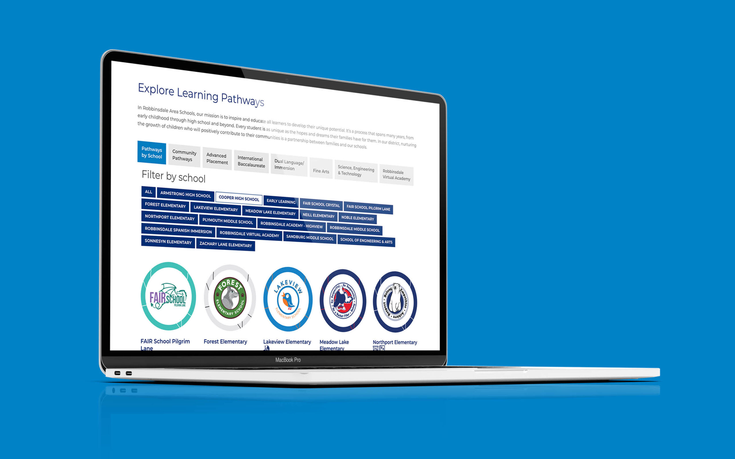 Rdale-Learning-Pathways-Landing-page Rdale Learning Pathways landing page mockup