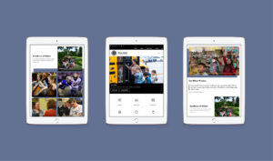 Elkhart theme website mockup
