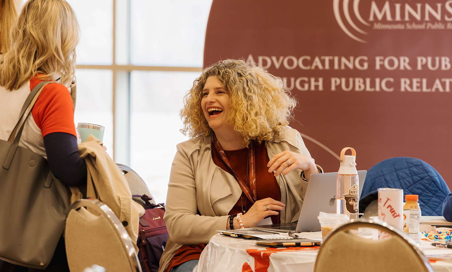 ashley winter and kate martin at minnspra conference roundtable