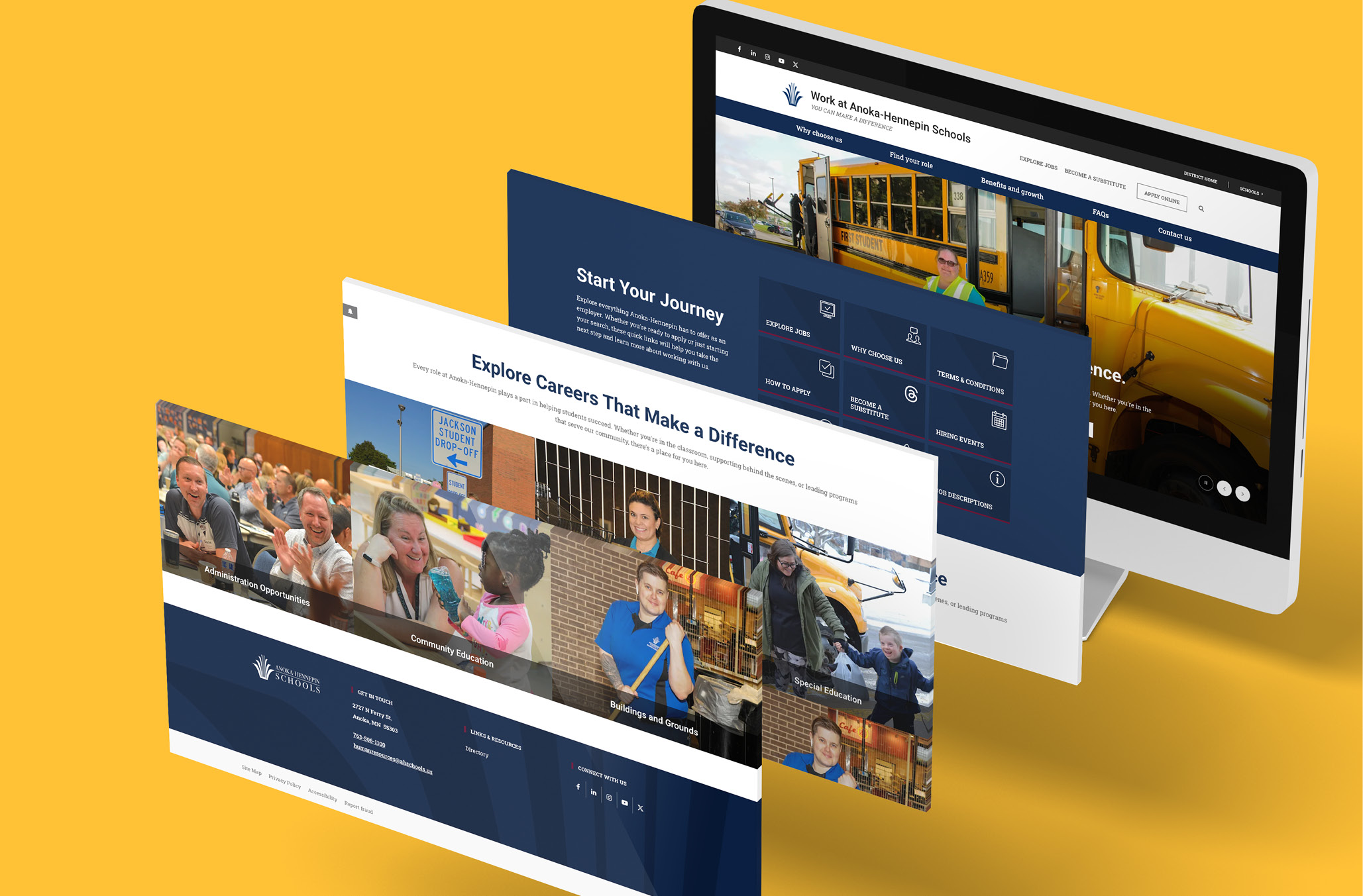 Anoka-Hennepin Jobs website examples